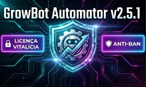 GrowBot v2.7.3 - Automador Instagram Profissional (Anti-Ban) - Redes Sociais