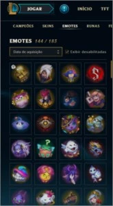 Conta Gold3 570 skins - League of Legends LOL