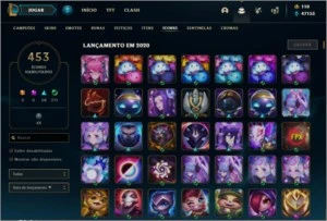 Conta Gold3 570 skins - League of Legends LOL