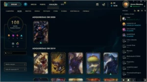 conta lol - League of Legends