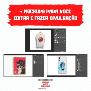 Pack Artes Dragon Ball Sublimação, Serigrafia, Dtg, Dtf - Serviços Digitais