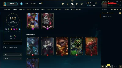 CONTA EX MESTRE COM 110 SKINS - ACEITO OFERTAS - League of Legends LOL