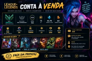CONTA EX MESTRE COM 110 SKINS - ACEITO OFERTAS