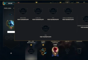Unranked com 150 Champs e 366 Skins +Icones raros 2012 - League of Legends LOL
