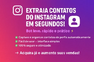 Extractor de contatos Instagram-Phoenix Numeros e emails - Outros