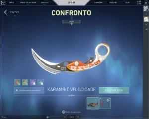 VALORANT CONTA IMORTAL 2 COM COLEÇÃO GAIA E KARAMBIT DO PASS