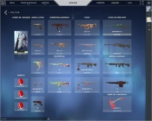 VALORANT CONTA IMORTAL 2 COM COLEÇÃO GAIA E KARAMBIT DO PASS