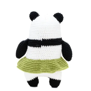 Panda de Saia em Amigurumi - Artesanato e Personalizados
