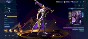 Conta (Full Acesso) 83 Skins Com Skin Rara Clint M2 - Mobile Legends