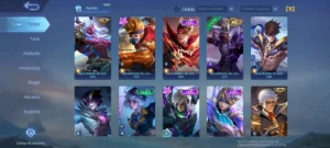 Conta (Full Acesso) 83 Skins Com Skin Rara Clint M2 - Mobile Legends