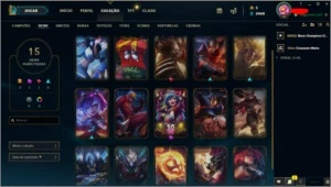 CONTA OURO 3 - League of Legends LOL