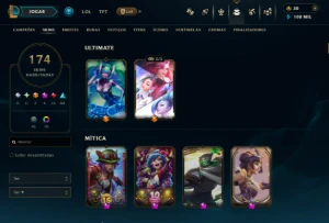 Conta Lol Ouro Iii - 174 Skins - League of Legends