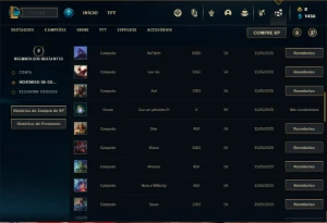 Conta Mestre com 33 Champs e 1 Skin ( 33 PDL ) - League of Legends LOL