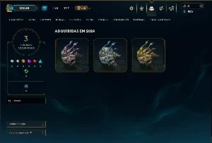Bronze 2 com 35 Champs e 12 Skins - League of Legends LOL