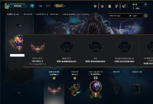 Bronze 2 com 35 Champs e 12 Skins - League of Legends LOL
