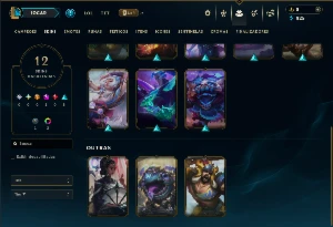 Bronze 2 com 35 Champs e 12 Skins - League of Legends LOL