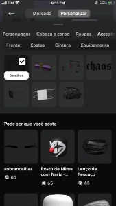 conta “emo” com mais de 13k gastos em roupas. - Roblox