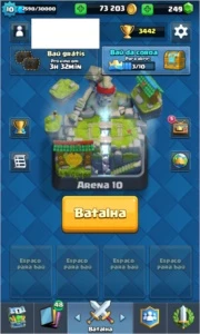 Clash Royale com 6 lendárias