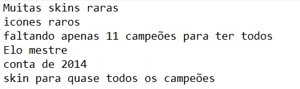 Conta LoL criada em 2014, elo mestre, 68k+ EA, 629 skins - League of Legends