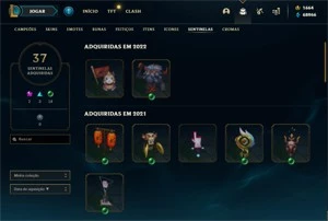 Conta LoL criada em 2014, elo mestre, 68k+ EA, 629 skins - League of Legends