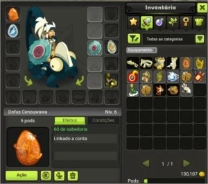 Troco por 50 mk ou Brutas - Iop lvl 200 com certificado - Dofus