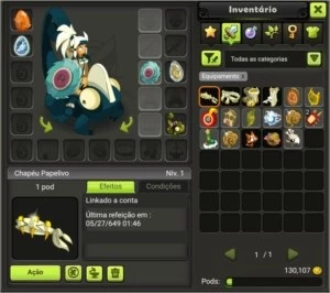 Troco por 50 mk ou Brutas - Iop lvl 200 com certificado - Dofus