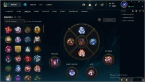 conta lol lvl 273 full champ 301 skins  e muito mais coisas - League of Legends