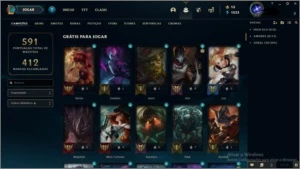 conta lol lvl 273 full champ 301 skins  e muito mais coisas - League of Legends