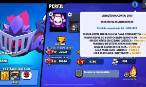 Conta De Brawl Stars/Clash Royale Antiga (30K De Troféu, 80