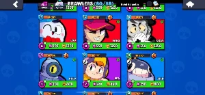 Conta De Brawl Stars/Clash Royale Antiga (30K De Troféu, 80