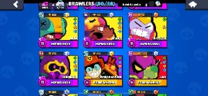 Conta De Brawl Stars/Clash Royale Antiga (30K De Troféu, 80