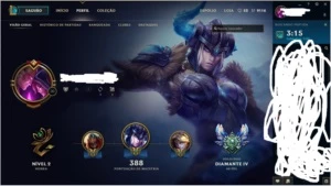 Conta lol Diamante V - League of Legends