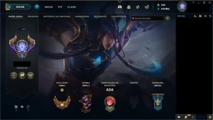 Conta Ex grão mestre - 528 Skins  e 153k de essencia azul - League of Legends LOL