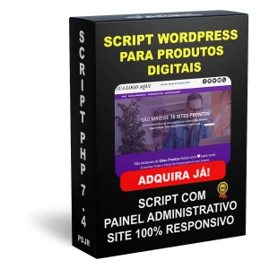 Script Loja Virtual Wordpress para produtos digitais Php 7.4 - Outros