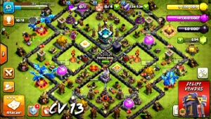 Centro de Vila 13 - Clash of Clans