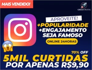 [Promoção] 5K Curtidas Instagram R$9,90 | Envio Rápido - Social Media