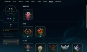 Conta Gold 3 com 183 skins, MMR bom - League of Legends LOL