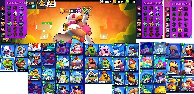 101 Brawlers + 15 Maestrias + De 60 Skins - Brawl Stars