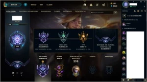 Conta diamante com varias skins - League of Legends LOL