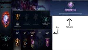 Conta LoL + valorant - League of Legends