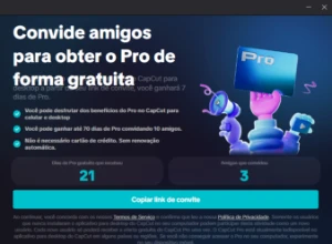 CAP CUT PRO - Computador & Celular (7 a 70 dias de Pro) - Softwares e Licenças