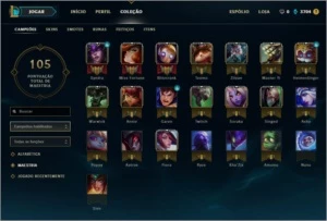 Conta OURO 2 dps da season sem borda EZ PULSEFIRE HABILITADO - League of Legends LOL