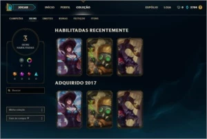 Conta OURO 2 dps da season sem borda EZ PULSEFIRE HABILITADO - League of Legends LOL