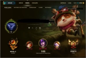 Conta OURO 2 dps da season sem borda EZ PULSEFIRE HABILITADO - League of Legends LOL