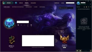 Conta League Of Legends - Ouro 5 - 26 Campeoes + 5 Skins LOL