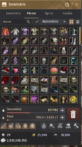 Conta BDO 806 GS com muito recurso e P2W - Black Desert