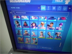 Conta Fortnite Ikonik, Galaxy, Glow, 145 skin SALVE O MUNDO