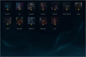 Conta season 1/diamante 5/62 skins/127 campeões/Rammus rei - League of Legends LOL