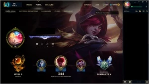 Conta season 1/diamante 5/62 skins/127 campeões/Rammus rei - League of Legends LOL