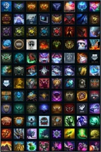 Conta season 1/diamante 5/62 skins/127 campeões/Rammus rei - League of Legends LOL